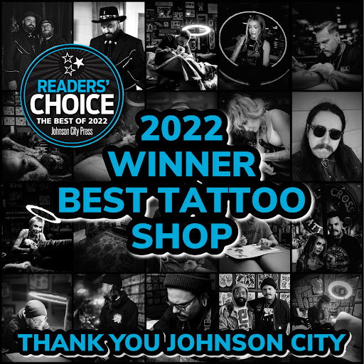 Explore men finger tattoo ideas, creative tattoo ideas in Johnson City, available at Gold Cross Tattoo Co.