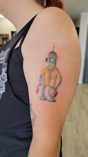 Explore rectangle tattoo ideas, creative tattoo ideas in Kalispell, available at Swindler Ink