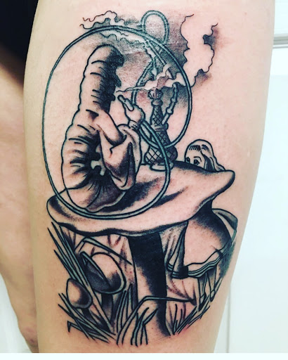 Explore ethereal tattoo ideas, creative tattoo ideas in Bloomington, available at Evil by the Needle Custom Tattoo and Piercing Studio