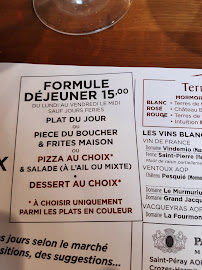 LA BERGERIE DU VENTOUX à Mormoiron menu
