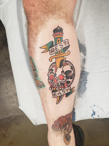 Explore big cover up tattoo ideas, creative tattoo ideas in Des Moines, available at Iron Heart Tattoo