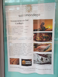 Menu / carte de Restaurante Sol do Mondego à Coimbra