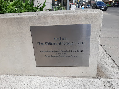 Sculpture: Two Children of Toronto by Ken Lum