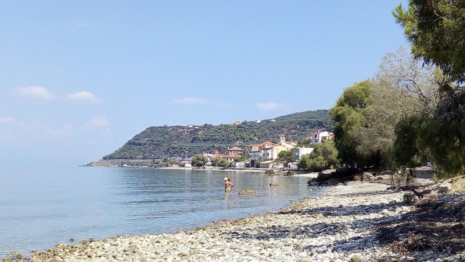 Foto van Platanos Strand met turquoise puur water oppervlakte