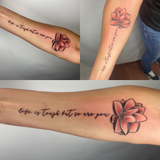 Explore triathlon tattoo ideas, creative tattoo ideas in Los Alamitos, available at Mr. Inkwells Classy Tattoos