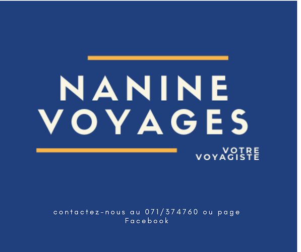 Nanine Voyages agence de voyages Jumet/Charleroi - Reisbureau