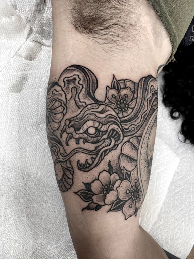 Explore children tattoo ideas, creative tattoo ideas in Orange, available at North Quabbin Tattoo