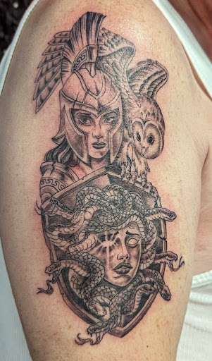 Find face tattoo idea for your next unique tattoo in Houston at 333 Tattoo Studio HTX