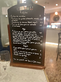 Restaurant français Chez Alphonse à Paris (le menu)