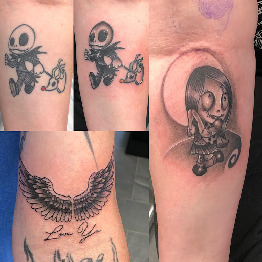 Explore tiny couple tattoo ideas, creative tattoo ideas in Lockport, available at Archer Ink Tattoo