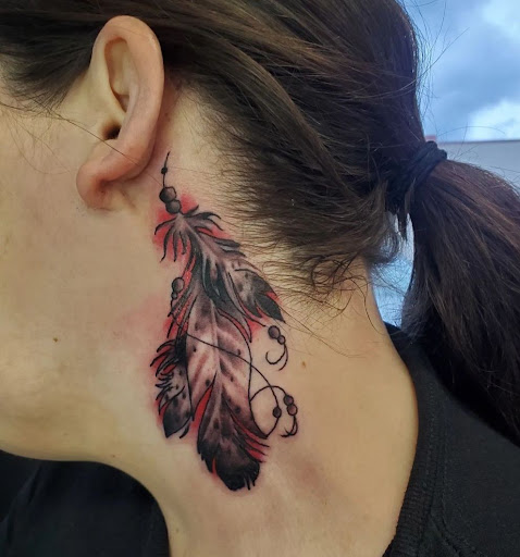 Explore honeycomb tattoo ideas, creative tattoo ideas in Spokane, available at Feel Good Ink