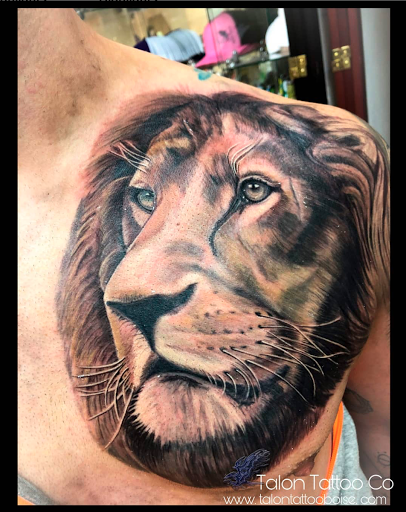 Find tattoo ideas on leg for your next unique tattoo in Garden City at Talon Tattoo Co