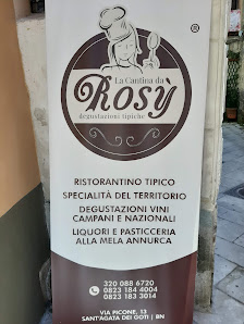 La Cantina da Rosy Via Francesco Picone, 13, 82019 Sant'Agata Dé Goti BN, Italia