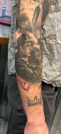 Explore dad daughter tattoo ideas, creative tattoo ideas in Stillwater, available at Anchors End Tattoo of Stillwater Minnesota