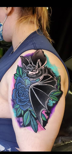 Explore anime tattoo ideas for guys, creative tattoo ideas in Riverside, available at Darkstar Tattoo CA