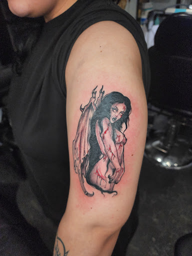 Explore men tattoo ideas sleeve, creative tattoo ideas in Lancaster, available at DEADMANS STUDIO