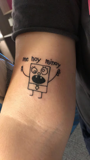 Explore twin daughter tattoo ideas, creative tattoo ideas in Brunswick, available at Blue Fin Tattoos