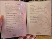 Restaurant Osteria da Caterina à Florence (la carte)