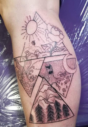 Explore jazz tattoo ideas, creative tattoo ideas in Cincinnati, available at Opal Moon Tattoo