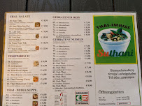Carte du Suthani Thai-Imbiss à Ludwigshafen