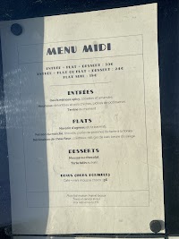 Menu / carte de Bistrot Maurice à Bordeaux