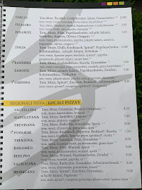 Carte du Biba's restaurant & pizza à Calceranica al Lago