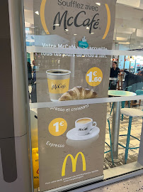 Menu / carte de McDonald’s à Saint-Laurent-du-Var