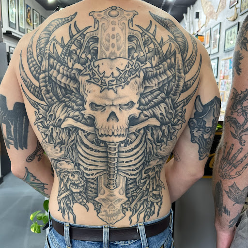 Explore lace tattoo ideas, creative tattoo ideas in Glenwood Springs, available at Hole In the Wall Tattoos and Piercing, LLC