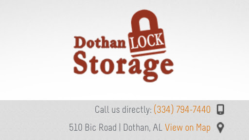 Self-Storage Facility «Dothan Lock Storage», reviews and photos, 510 Bic Rd, Dothan, AL 36303, USA