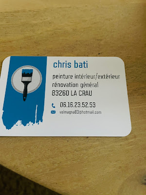 Chris bâti à La Crau