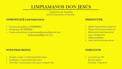 Limpiamanos Don Jesus