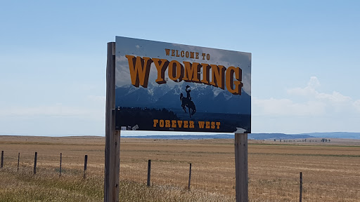 Welcome to Montana sign in Alzada, Montana