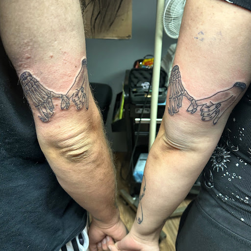 Explore ankle tattoo cover up ideas, creative tattoo ideas in Hudson Falls, available at ALTERED ADDICTION TATTOOS