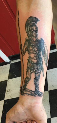 Explore four horsemen tattoo ideas, creative tattoo ideas in Olympia, available at Redpups LACEY Tattoo CO