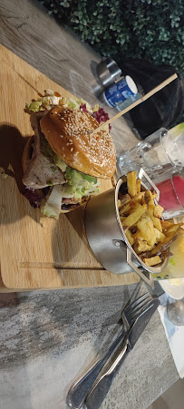 Hamburger du Restaurant Le Bon Accueil à Villeneuve-Loubet - n°4