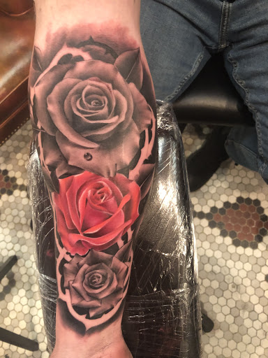 Explore construction tattoo ideas, creative tattoo ideas in Junction City, available at New Era Tattoo Studio