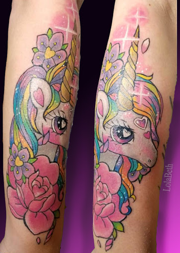 Explore bull riding tattoo ideas, creative tattoo ideas in Copperas Cove, available at Black Moon Tattoo Company