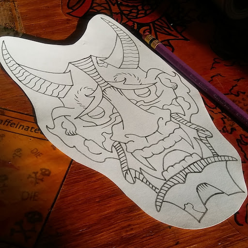 Explore hand mens tattoo ideas, creative tattoo ideas in Loveland, available at Sanctum Tattooing