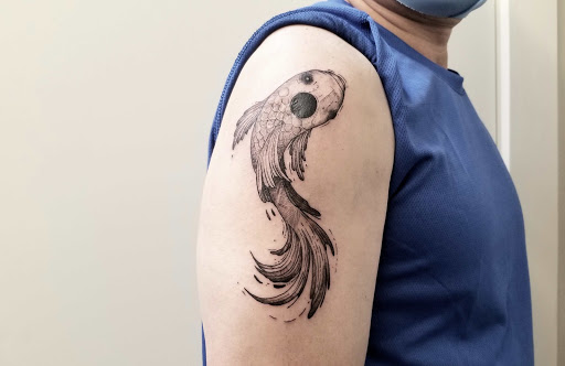Explore dead rose tattoo ideas, creative tattoo ideas in Sunnyvale, available at Greego tattoo