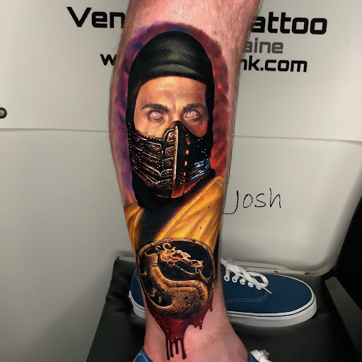 Explore parrot tattoo ideas, creative tattoo ideas in Sanford, available at Venom Ink Tattoo