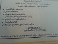 Restaurant - Das Landgasthaus Overwaul in Havixbeck à Havixbeck menu