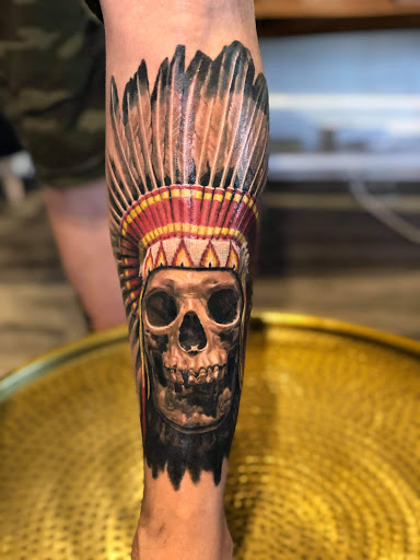 Explore smoke tattoo ideas, creative tattoo ideas in Dayton, available at Aisle 9 Tattoo