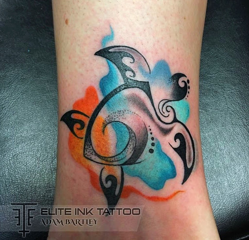 Explore fly fishing tattoo ideas, creative tattoo ideas in Myrtle Beach, available at Elite Ink Tattoos of Myrtle Beach