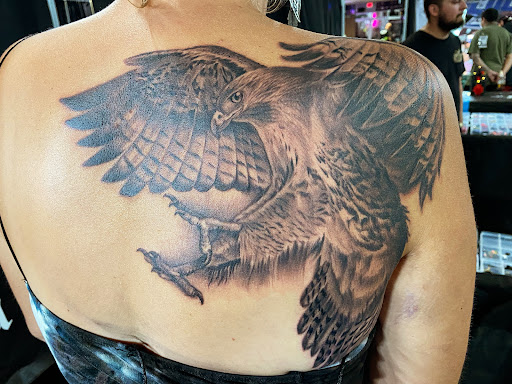 Explore record tattoo ideas, creative tattoo ideas in El Cajon, available at Tattoo Factory