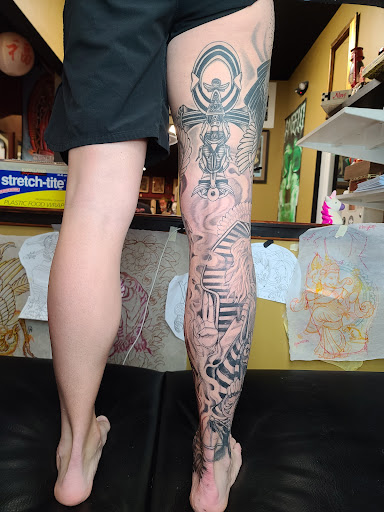 Find lettering tattoo ideas for your next unique tattoo in Charleston at Broken Lantern Tattoo