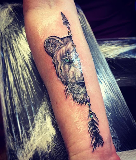 Explore western sleeve tattoo ideas, creative tattoo ideas in Williamsport, available at Moa Tattoos