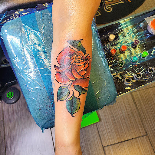 Explore horror tattoo sleeve ideas, creative tattoo ideas in Riverside, available at Darkstar Tattoo CA