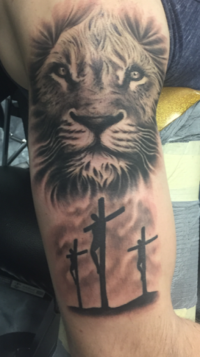Explore papa tattoo ideas, creative tattoo ideas in Fayetteville, available at Sacred Raven Tattoo Shop