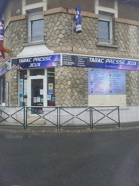 TABAC PRESSE JEUX INFORMATIQUE à Pontfaverger-Moronvilliers