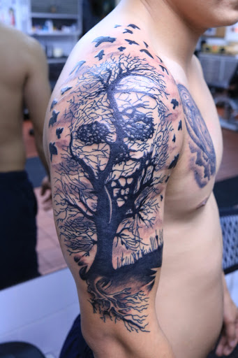 Explore mens hand tattoo ideas, creative tattoo ideas in Saint Petersburg, available at Lucky You Tattoo